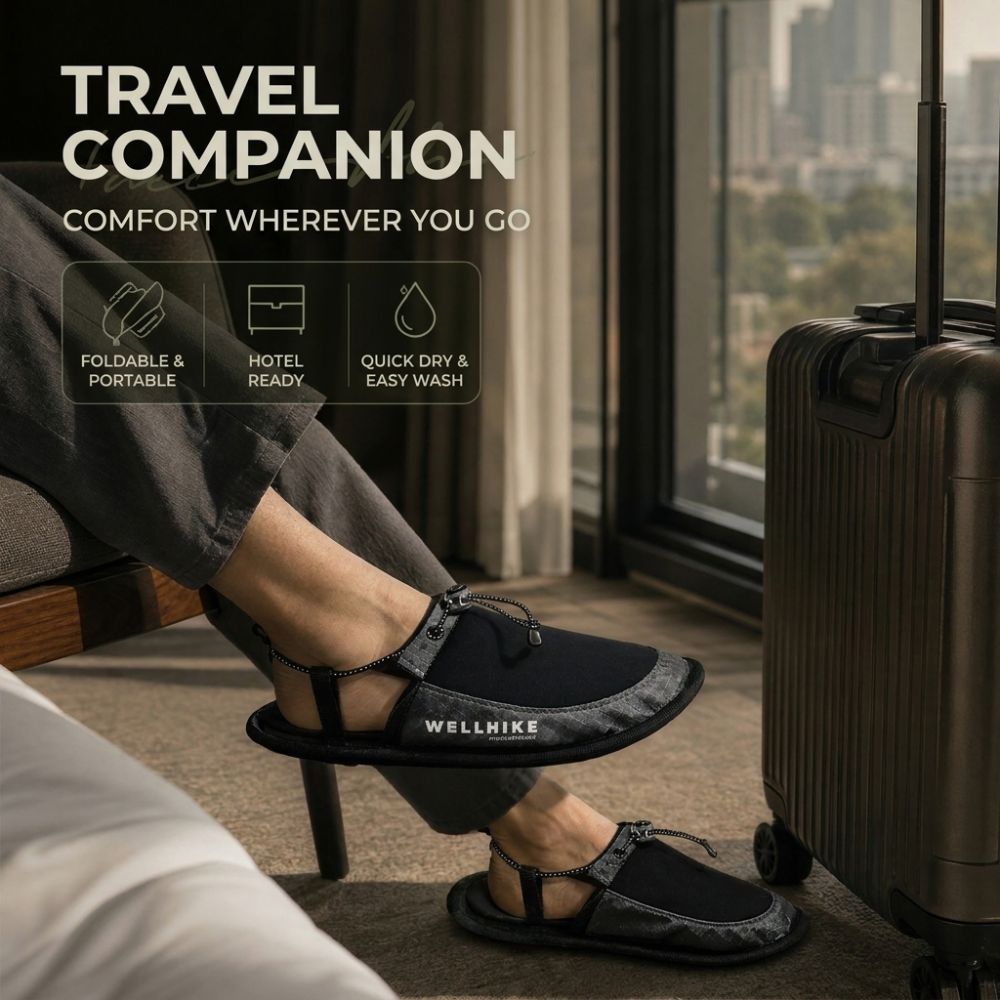 Outdoor Camping Slippers - 1 Pair Non Slip Travel Slippers