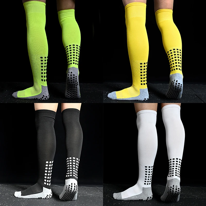 Outdoor Camping Slippers - Men's Long Football Socks Antidrip Non-Slip