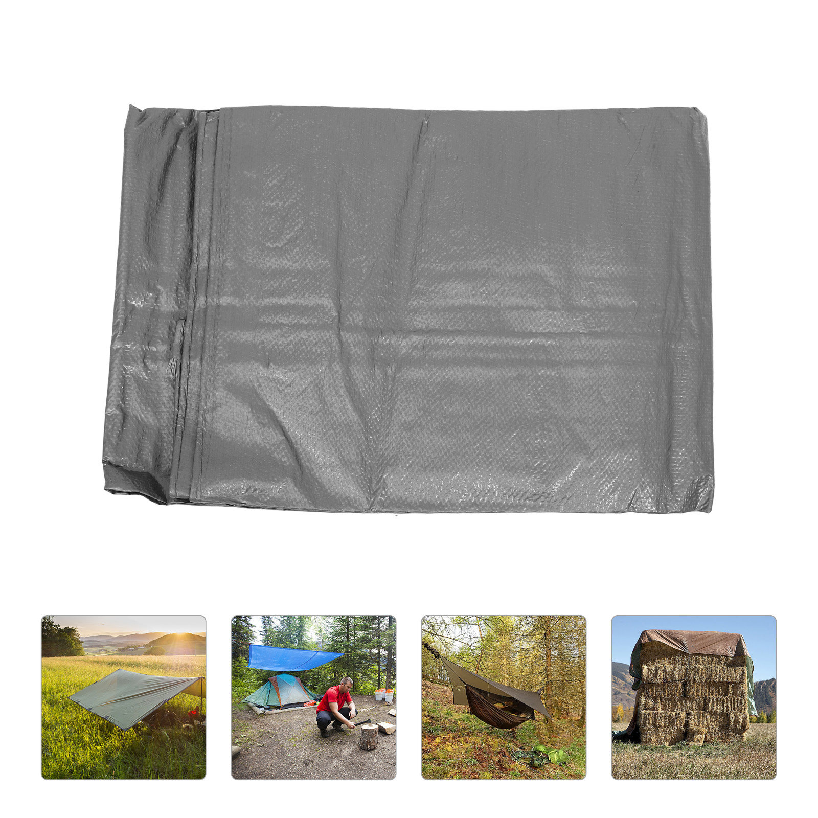 Outdoor Camping Tarp - Waterproof Heavy Duty Outdoor Tarpaulin Pe