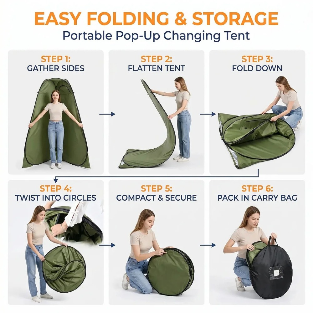 Portable Camping Folding Priva - đánh giá và giá Outdoor Camping Toilet Tent