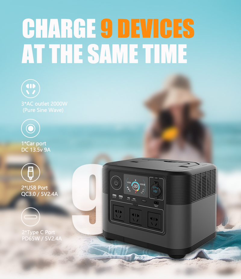 2026 new 220V 110V 1200W porta - đánh giá và giá Portable Power Station