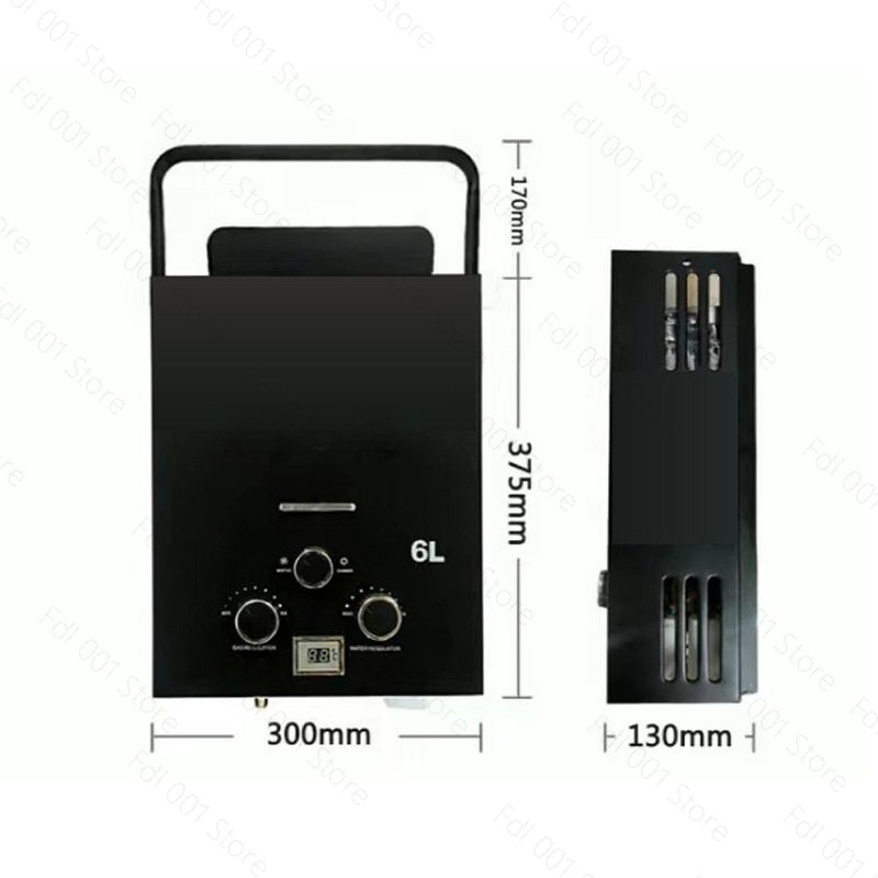 6L Portable Tankless Gas Water - đánh giá và giá Outdoor Camping Gas Heater