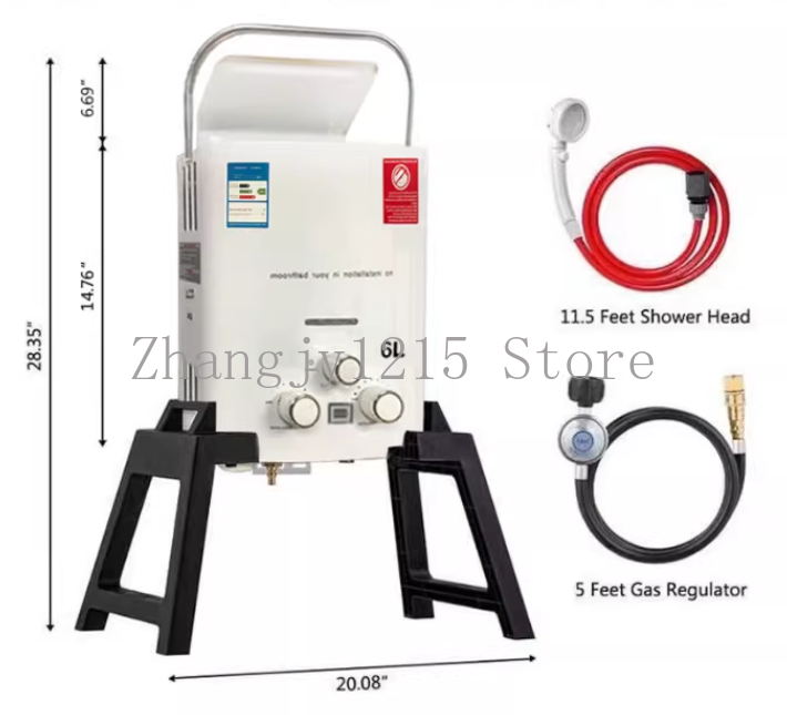Propane LPG  Gas Tankless Wate - đánh giá và giá Outdoor Camping Gas Heater
