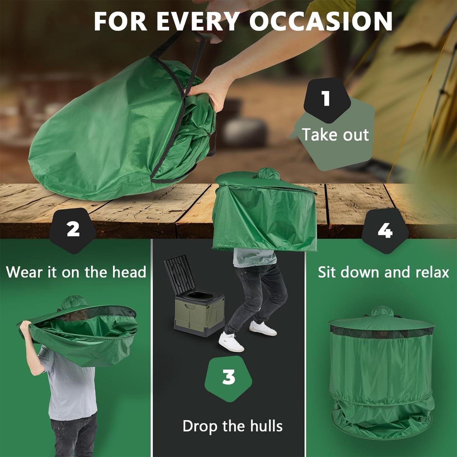 Camping Toilet Tent Portable C - đánh giá và giá Outdoor Camping Toilet Tent
