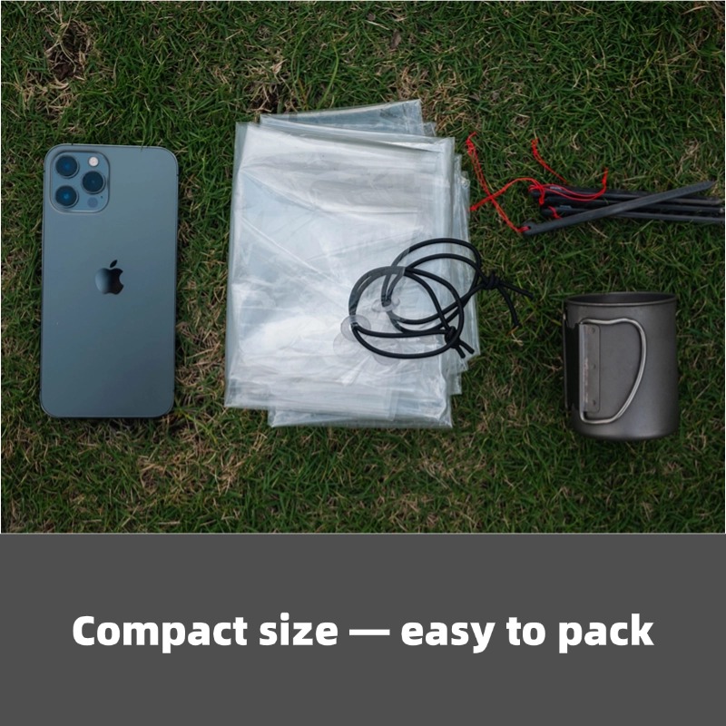 [HODR GEAR]Ultralight Polycro  - đánh giá và giá Outdoor Camping Tarp