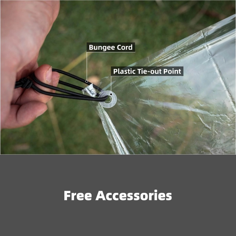 [HODR GEAR]Ultralight Polycro  - đánh giá và giá Outdoor Camping Tarp