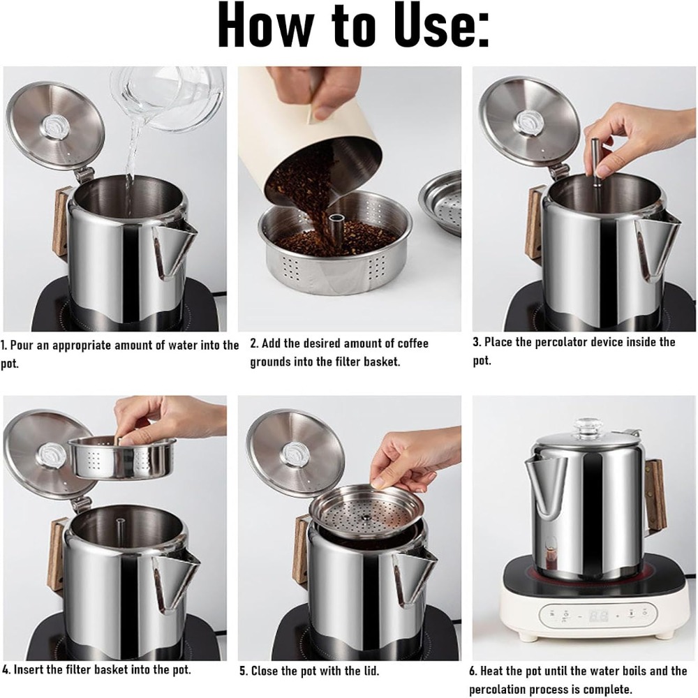 9 Cup Capacity Camping Percola - đánh giá và giá Camp Percolator Coffee