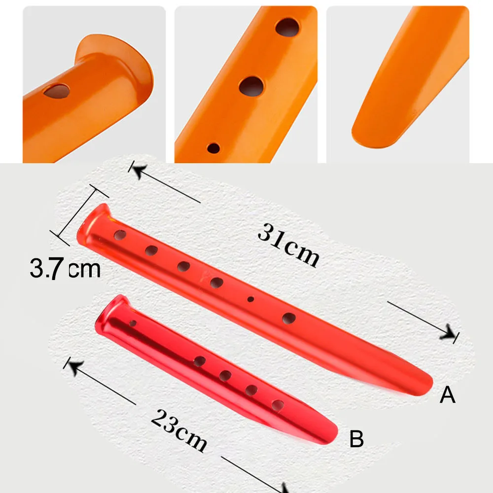 6PCS Beach U-Shape Tent Stakes - đánh giá và giá Outdoor Camping Tarp