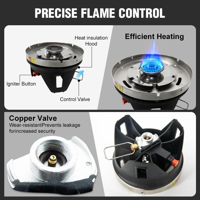 WESTTUNE Outdoor Cooking Syste - đánh giá và giá Outdoor Camping Gas Heater