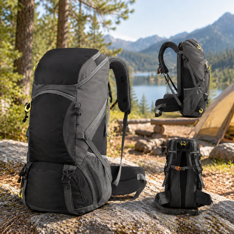 50L Waterproof Hiking Backpack - đánh giá và giá Outdoor Camping Warehouse