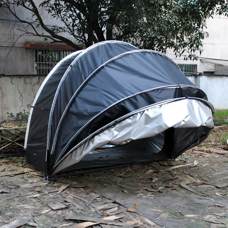 Motorcycle Storage Tent Shed L - đánh giá và giá Outdoor Camping Warehouse