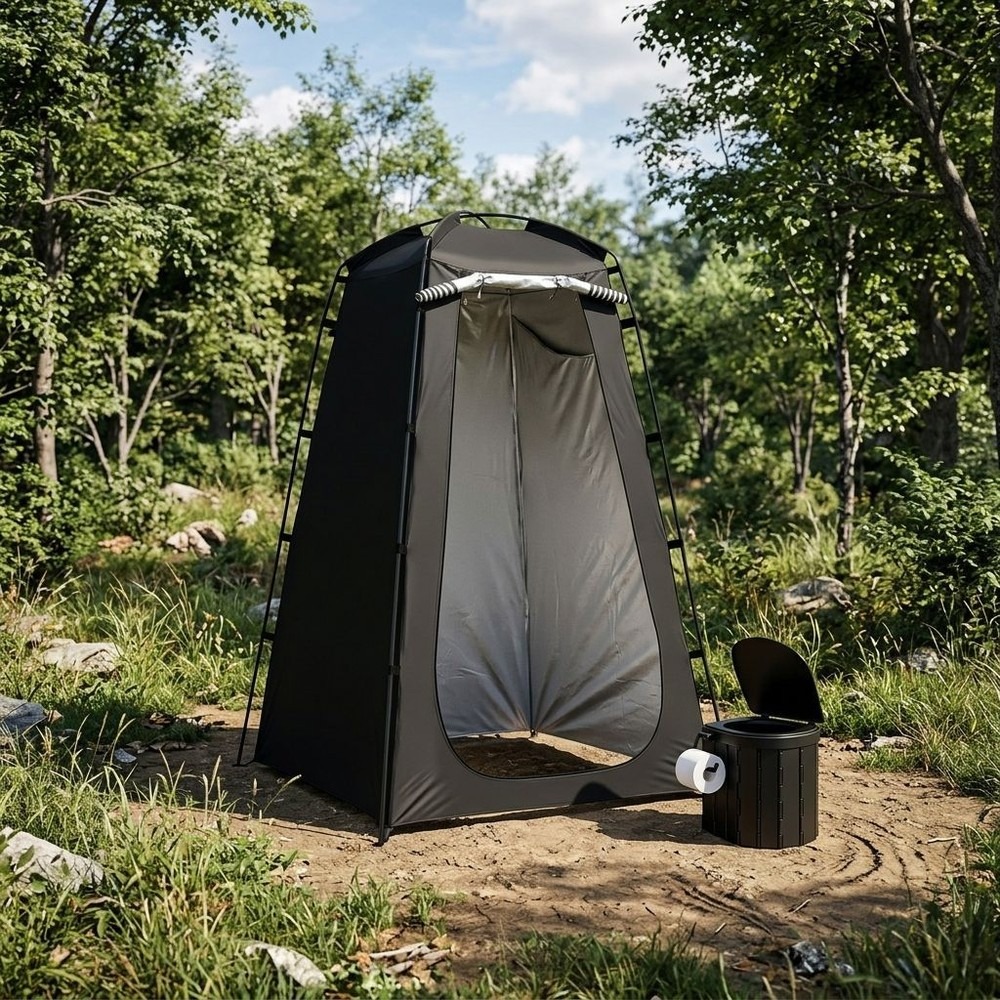 Outdoor Portable Toilet Tent,  - đánh giá và giá Outdoor Camping Toilet Tent