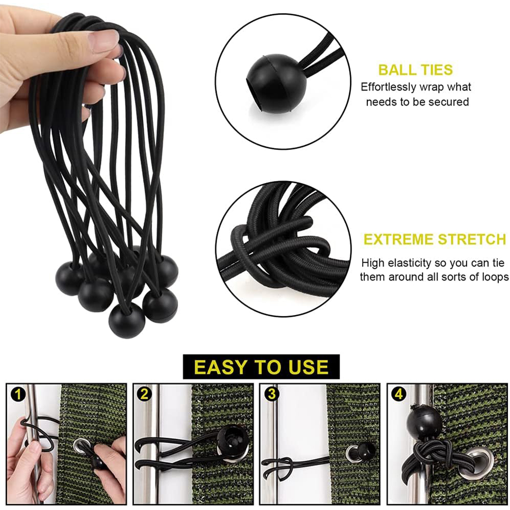 5/10/50/100Pcs Outdoor Elastic - đánh giá và giá Outdoor Camping Tarp