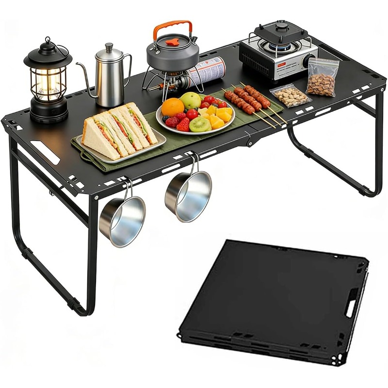 Camping Table Adjustable Foldi - đánh giá và giá Outdoor Camping Cooking Table