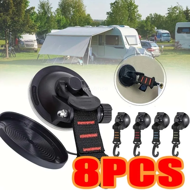 1/8 Pcs Car Tent Suction Cups  - đánh giá và giá Outdoor Camping Tarp