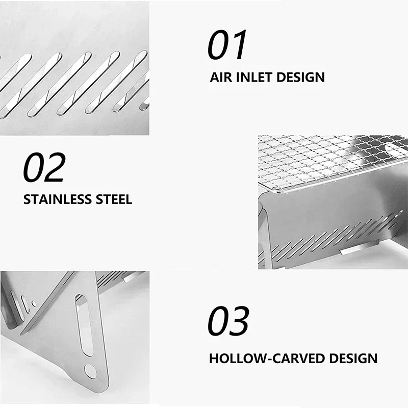 Portable Folding Barbecue Gril - đánh giá và giá Outdoor Camping Gas Heater
